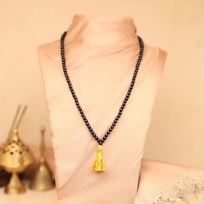 Original Karungali Malai 108-Bead Ebony Wood Mala